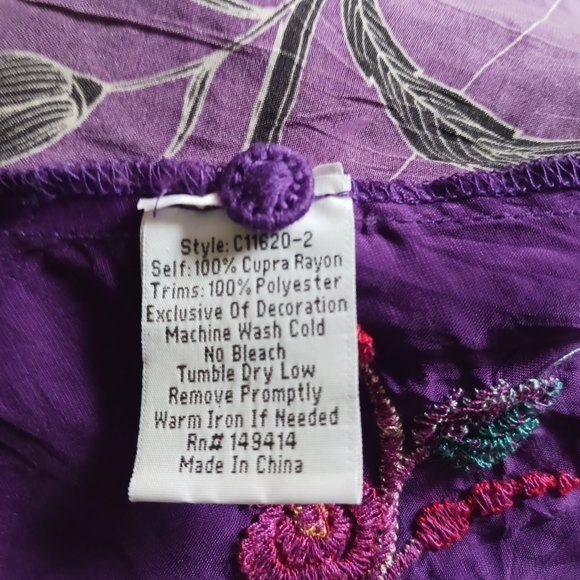 Johnny Was Embroidered Top - Picture 4 of 7